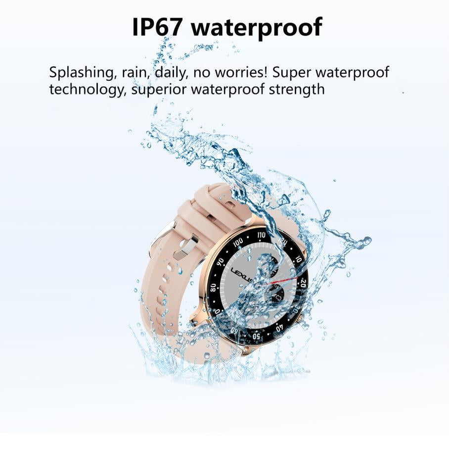 Ultra Slim Smart Watch for Men Women, 1.43 AMOLED Screen Fitness Watches , LP67 Outdoor Watch for Android Ios