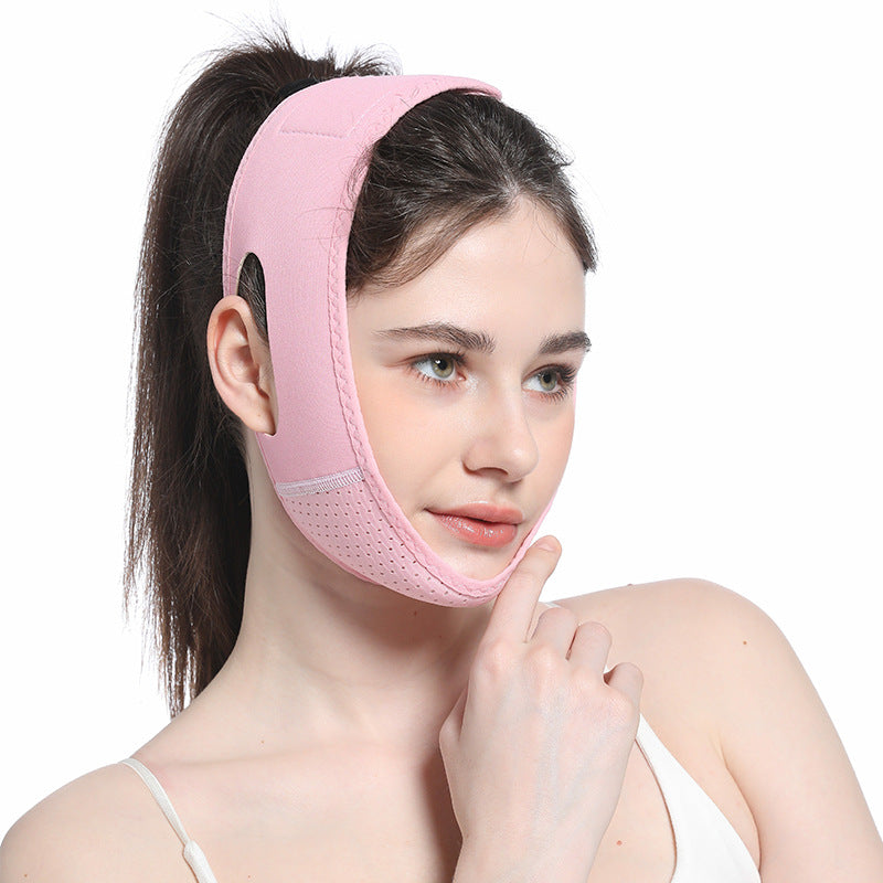 Reusable V Line Mask Facial Slimming Strap Double Chin Reducer Chin up Mask Face Lifting Belt V Shaped Slimming Face Mask