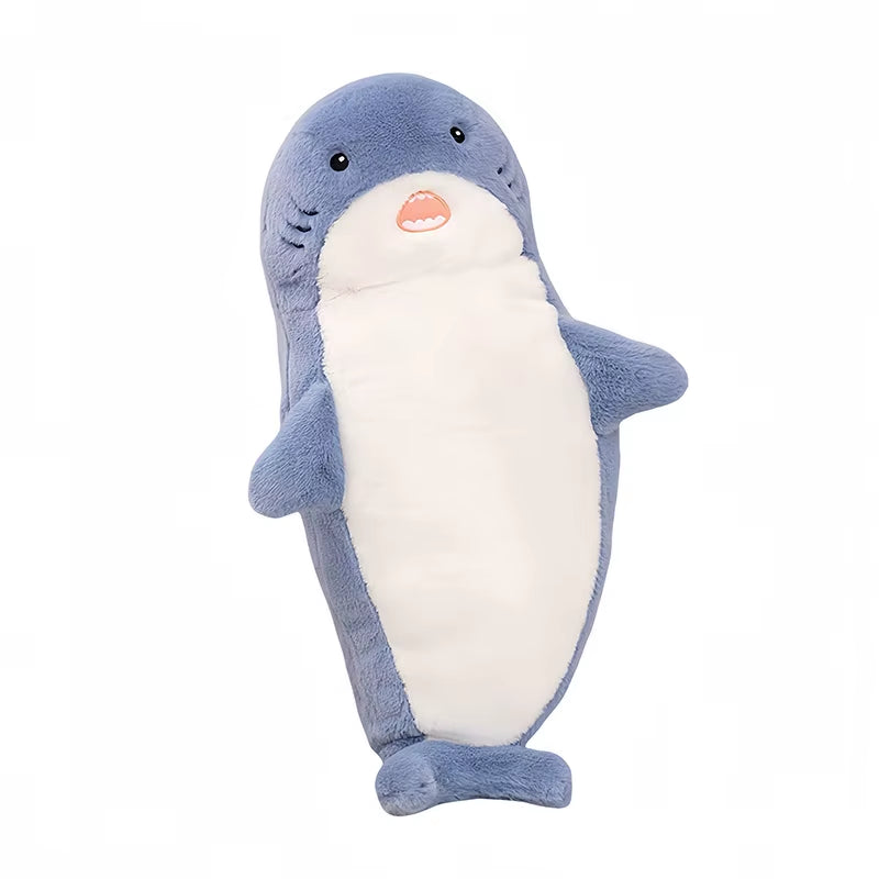 Seal Shark Plush Toy Soft Pillow Animal Stuffed Marine Life Sea Otter Soft Doll Simulation Sleep Cushion Christmas Birthday Gift