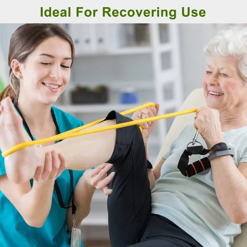 11Pcs Resistance Bands Set Fitness Workout Tubes Exercise Tube Bands