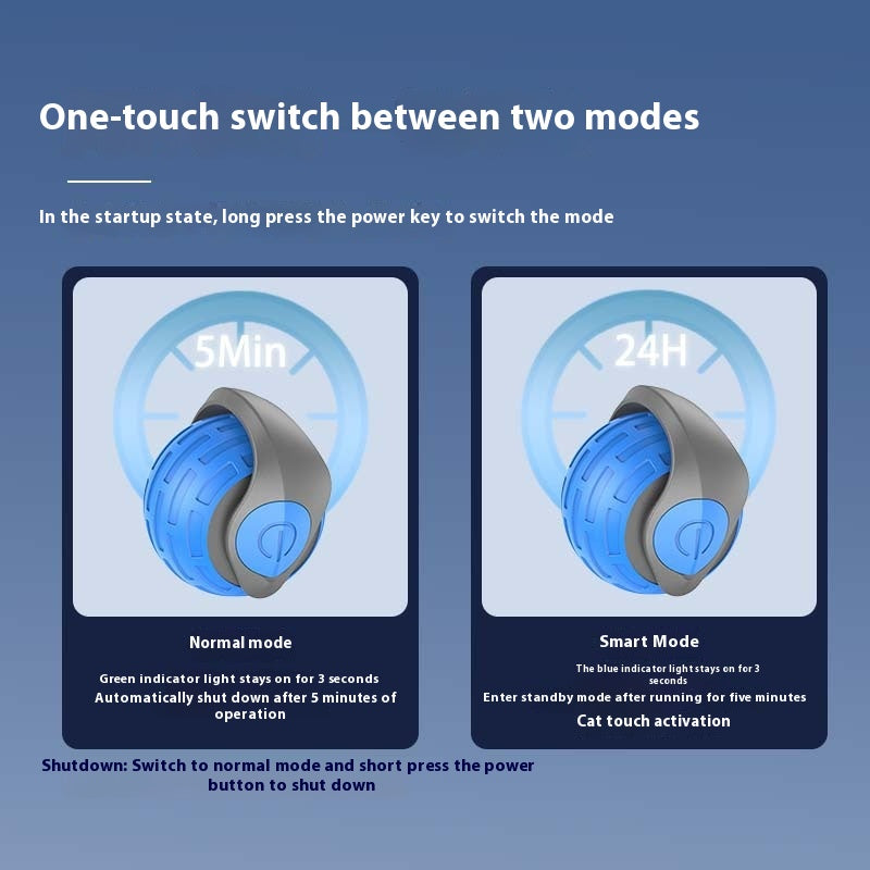 New Interactive Cat Toys Ball Auto Electric Rolling Ball Toys for Cat Kitty Pets Smart Automatic Teaser USB Rechargeable Cat Toy Pet Products