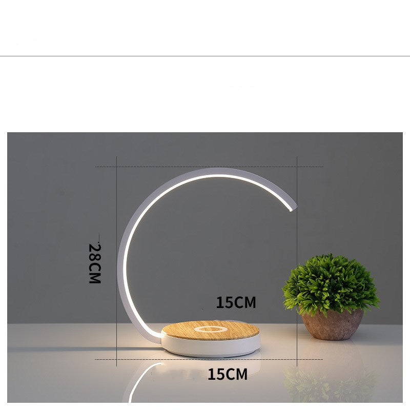 Smart Induction Touch Wireless Charging Desk Lamp Bedroom Bedside