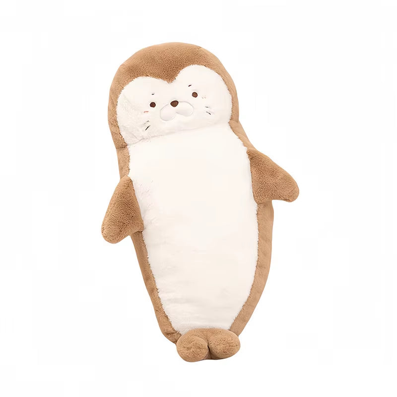 Seal Shark Plush Toy Soft Pillow Animal Stuffed Marine Life Sea Otter Soft Doll Simulation Sleep Cushion Christmas Birthday Gift