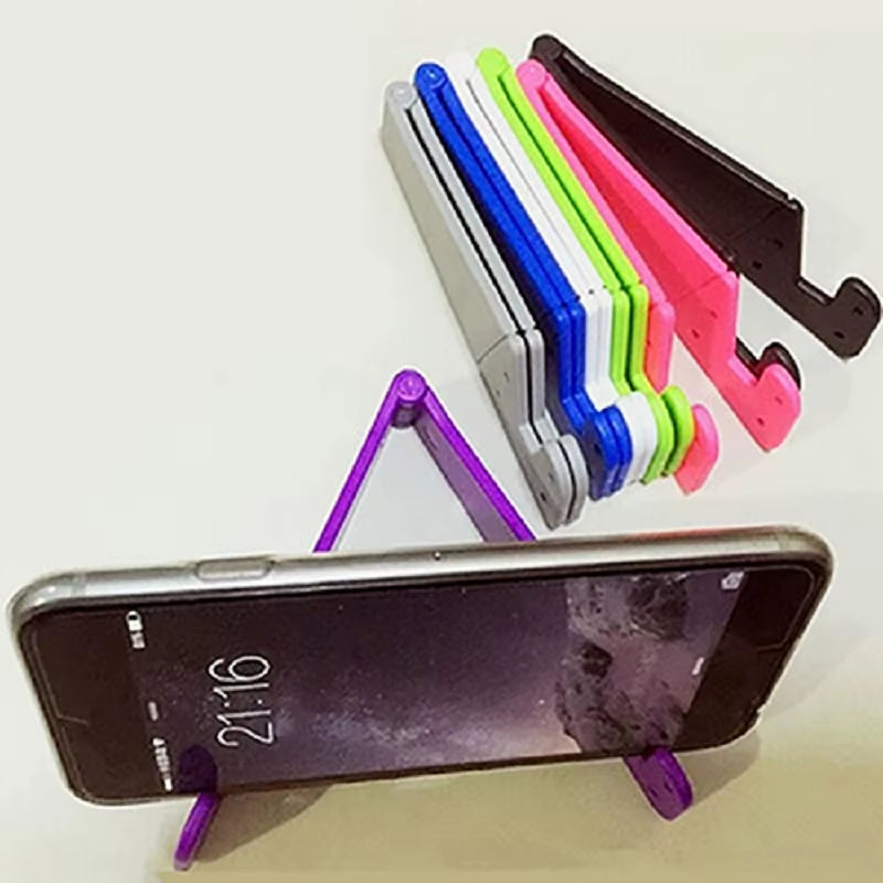 New  V Shape Foldable Mobile Cell Phone Stand Holder Adjustable Support Phone Holder for Smartphone Tablet Mount