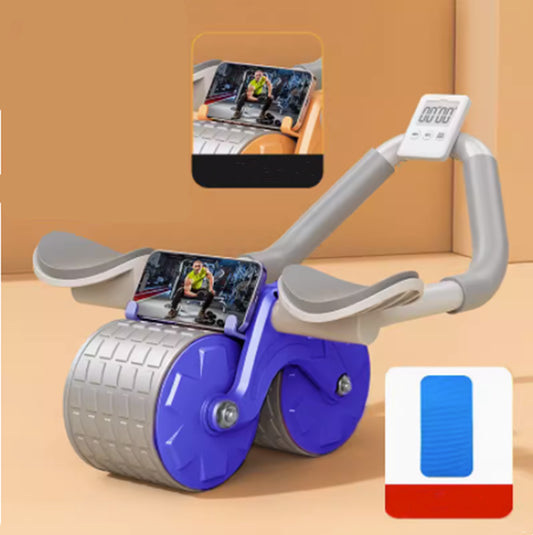 Beginner'S Automatic Rebound Belly Wheel Fitness Equipment
