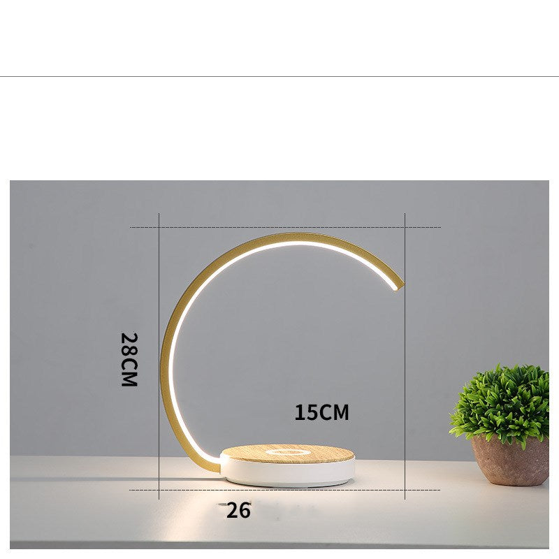 Smart Induction Touch Wireless Charging Desk Lamp Bedroom Bedside