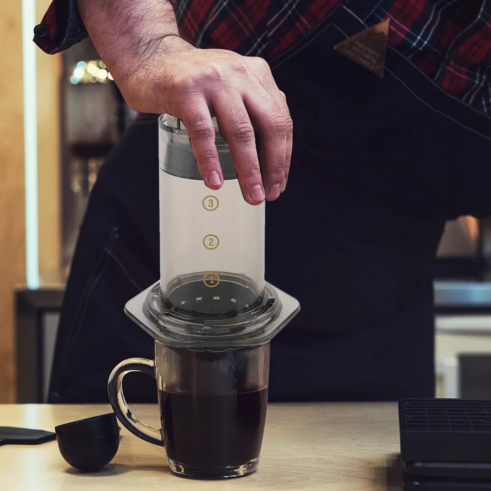 Portable Coffee Machine PP Material Safety Espresso Coffee Maker Coffee Pot for Aeropress Machine Travel Kitchen Coffee Tools