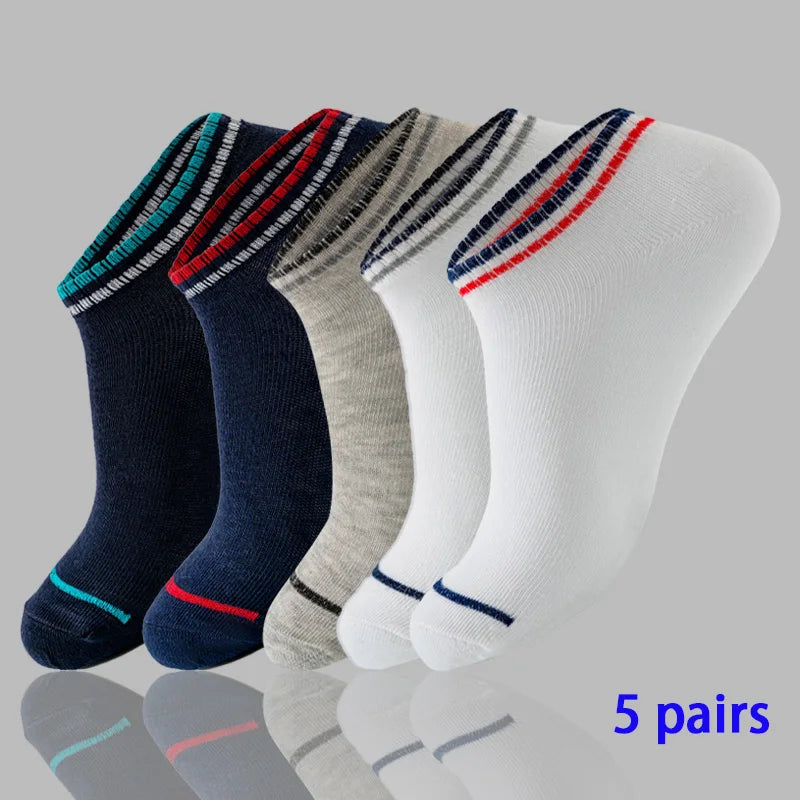 8 Pairs Women/Men Boat Socks Invisible Low Cut Silicone Non-Slip Summer No-Show Ankle Socks Solid Color Casual Breathable