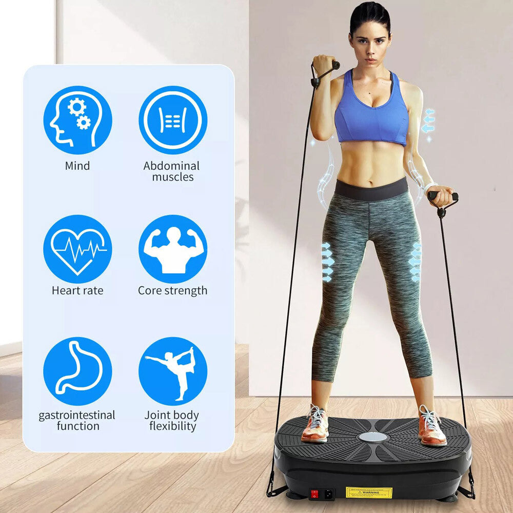 Vibration Platform Plate Whole Body Exercise Fitness Massager Machine Slim Music