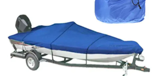600D Oxford Blue Waterproof Boat Cover for Outdoors